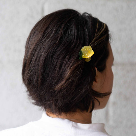 Mini Lemon Hair Claw Clip