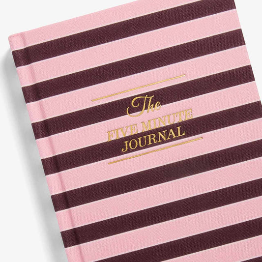 The Five Minute Journal in Pink Stripe
