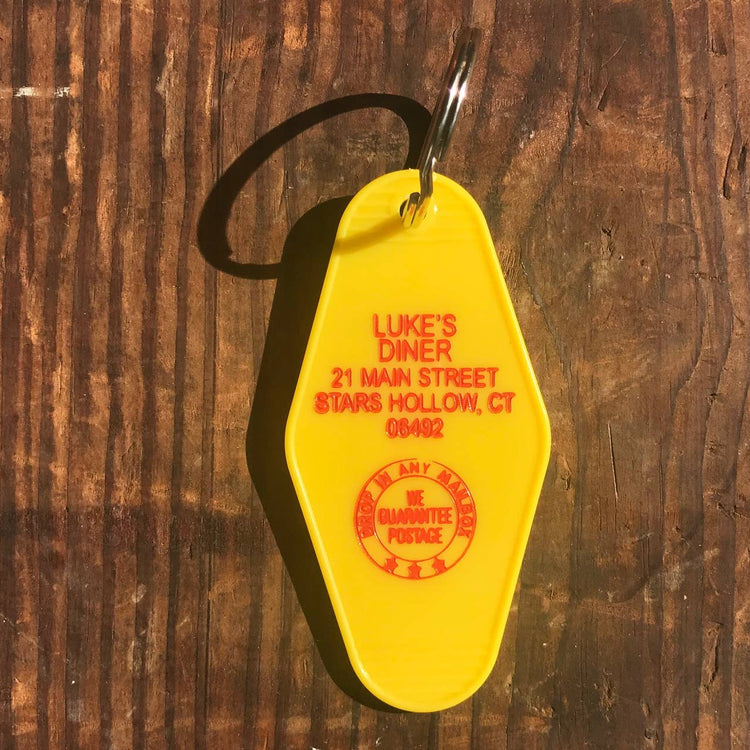 Luke's Diner Motel Keychain