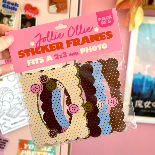 Button Sticker Frame Pack