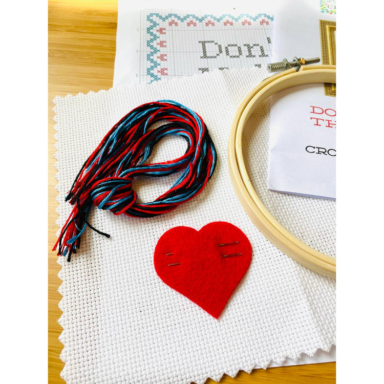 Shut Your Whore Mouth Deluxe Cross Stitch Kit
