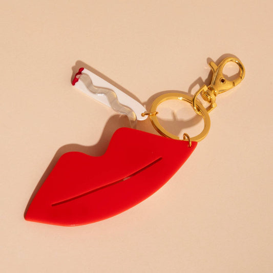 Smoky Lips Bag Charm