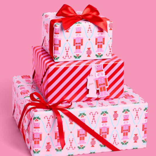 Nutcracker Wrapping Paper and Tag Set