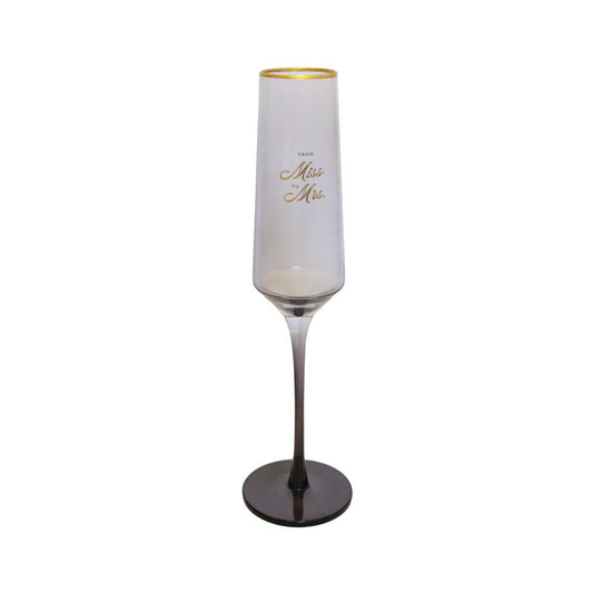 Miss to Mrs. Champagne Flute