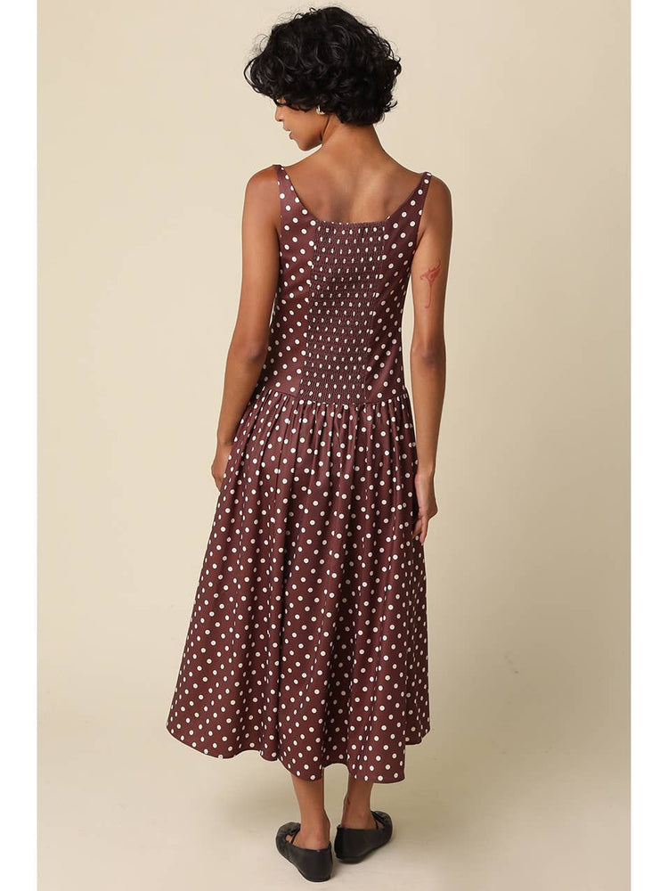 Katy Polka Dot Midi Dress