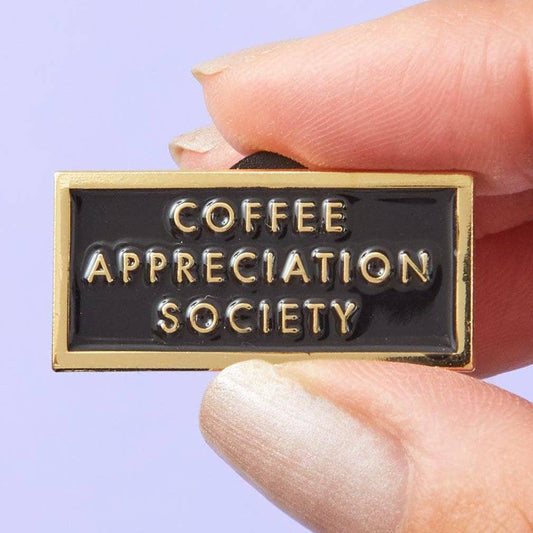 Coffee Appreciation Society Enamel Pin
