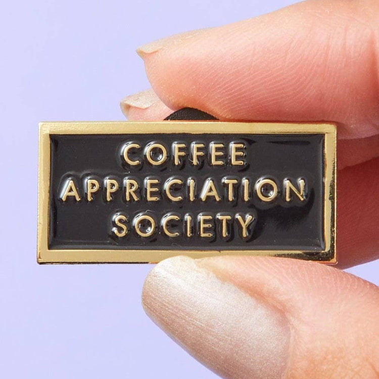 Coffee Appreciation Society Enamel Pin