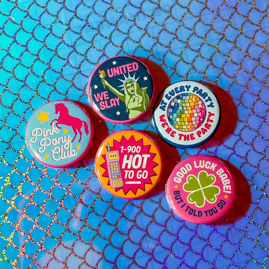 The Chappell Button Pin Pack