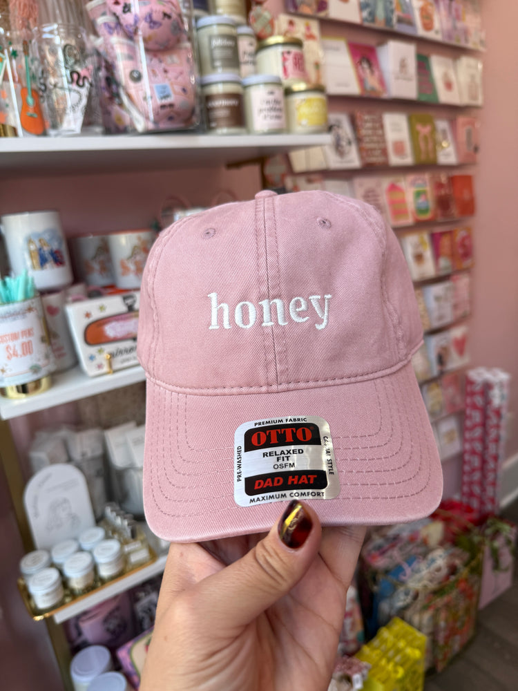 Honey Embroidered Dad Hat