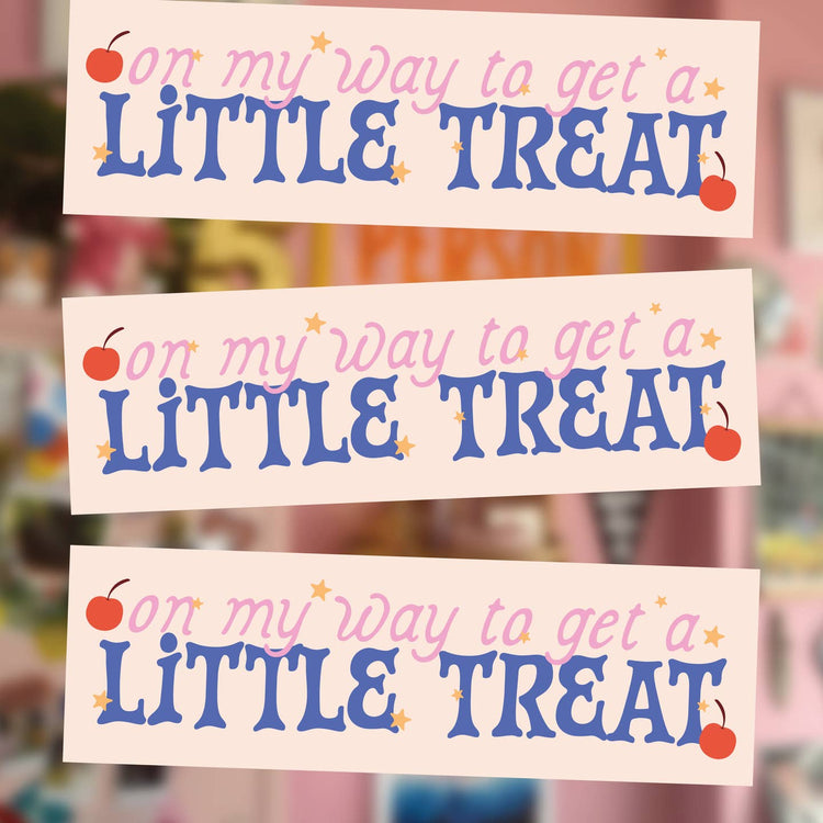 Little Treat Magnetic Bumper Sticker