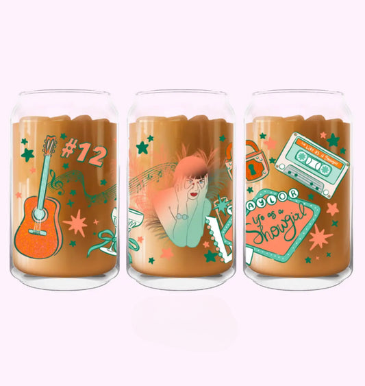 Life As A Showgirl Glass Cup