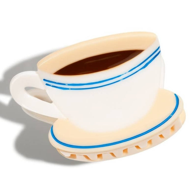 Mini Diner Coffee Hair Claw Clip