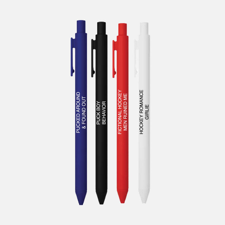 Hockey Romance Girlie Pen Set