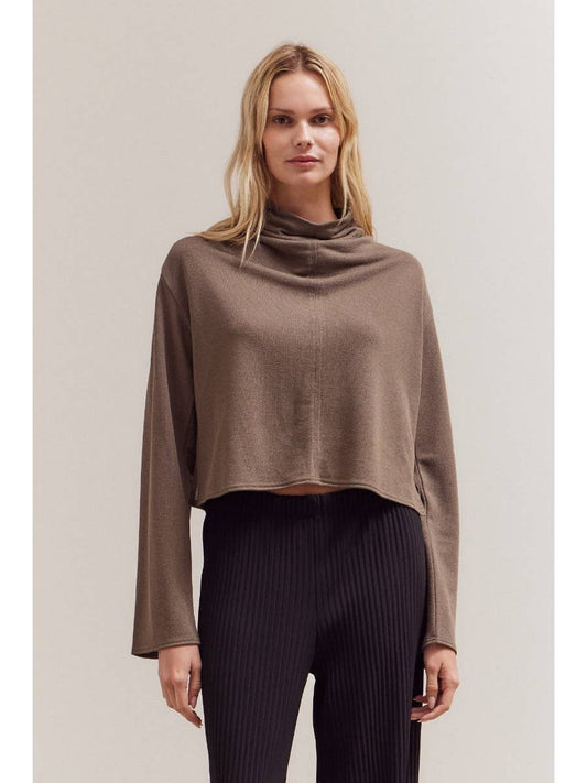 Cowl Neck Loose Fit Top