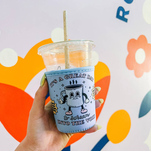 Scream Into the Void Coffee Sleeve