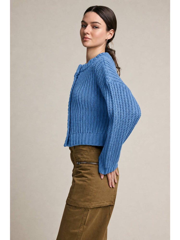 Chunky Knit Button Front Cardigan