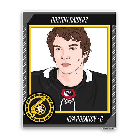 Rozanov Hockey Trading Card Sticker