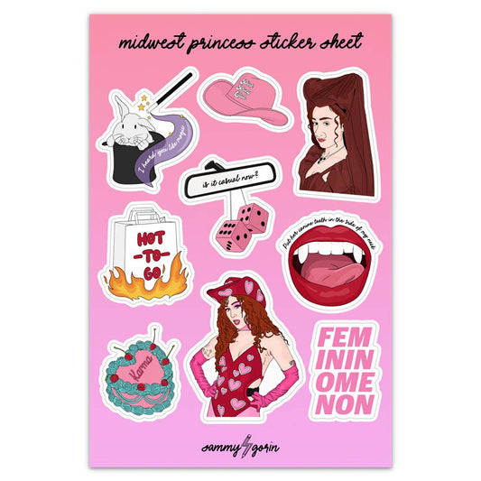 MW Princess Chappell Sticker Sheet