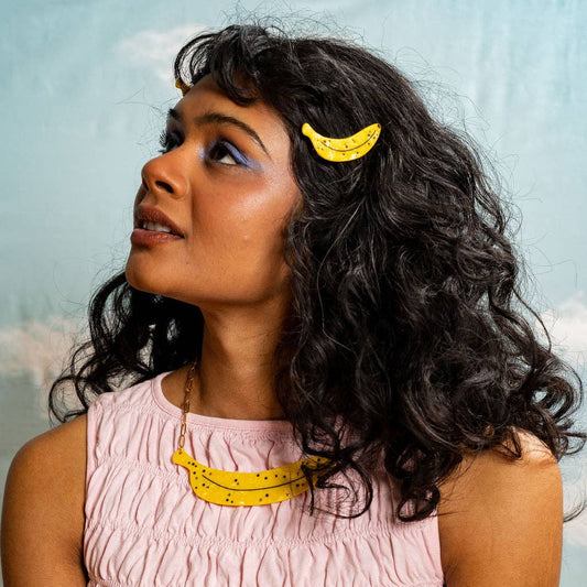 Ripe Banana Hair Clips