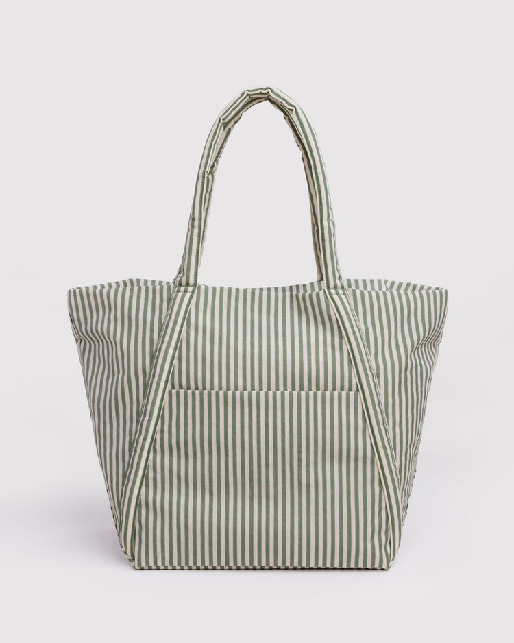 Baggu Cloud Bag in Sage Stripe