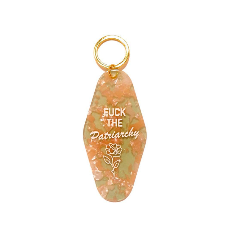 F*ck the Patricarchy Motel Keychain