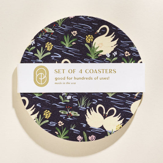 Swan Pond Coaster - Set of 4