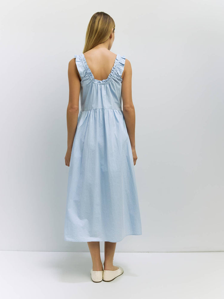 Clare Poplin Midi Dress