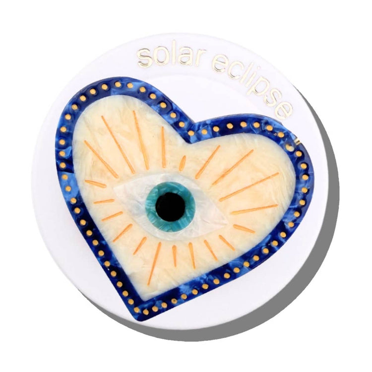 Hand-Painted Coastal Lucky Eye Gripcharm