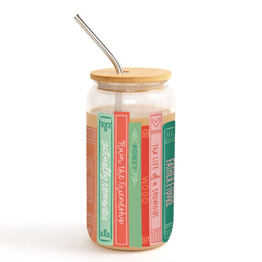 Life of A Book Girl Glass Can