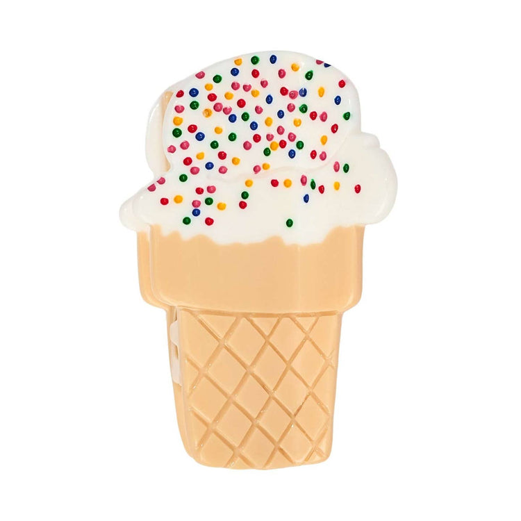 Mini Sprinkle Ice Cream Hair Claw Clip