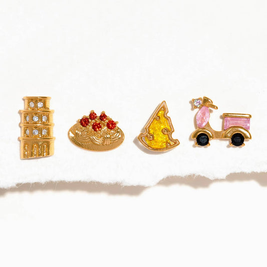 Ciao Bella Italia Stud Earring Set