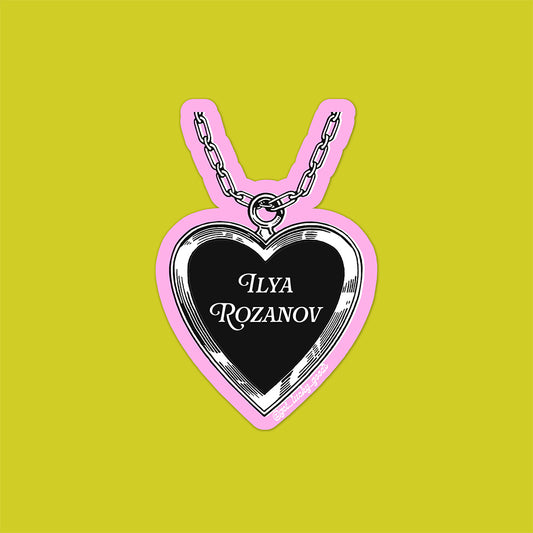 Vintage Hockey Ilya Locket Sticker