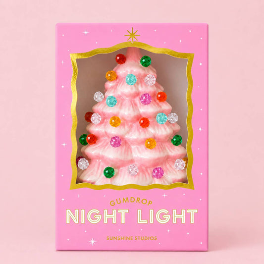 Pink Gumdrop Tree Night Light
