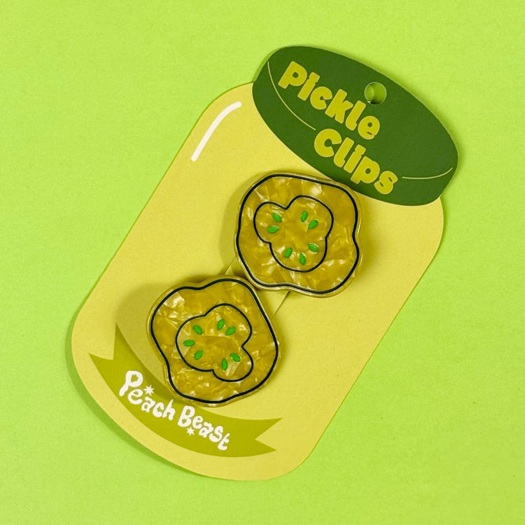 Pickle Hair Clip Set