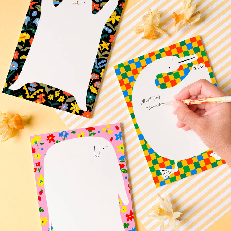 Duck Quilt Notepad