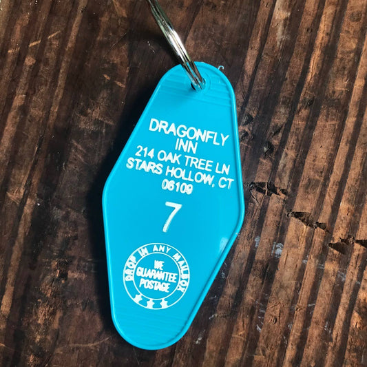Dragonfly Inn Motel Keychain