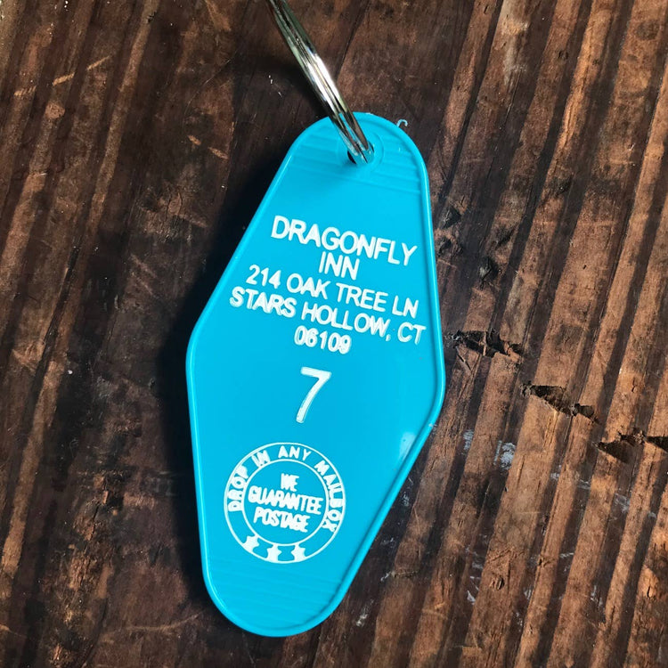 Dragonfly Inn Motel Keychain