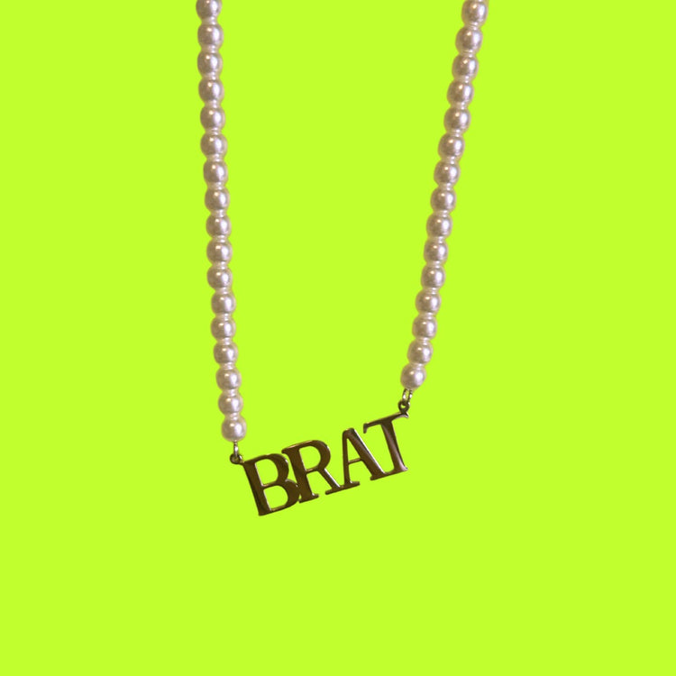 BRAT Pearl Necklace