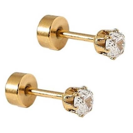 Helen Micro Screwback Stud Earrings