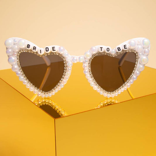"Bride To Be" Beaded Sunglasses