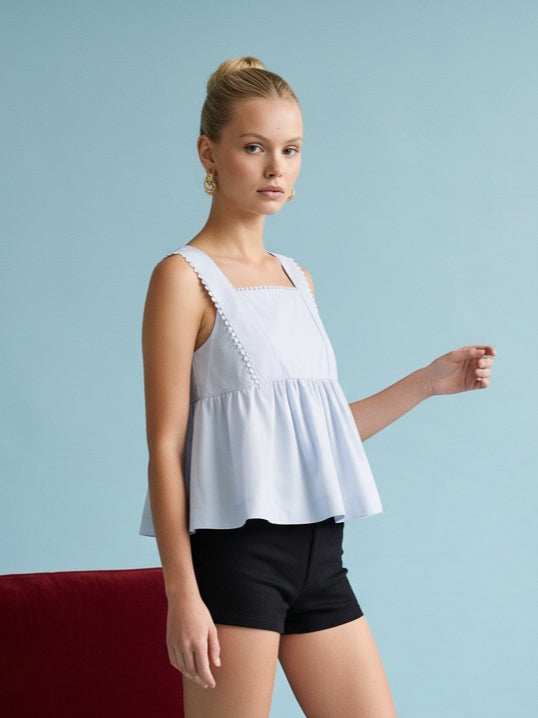 Sleeveless Babydoll Top