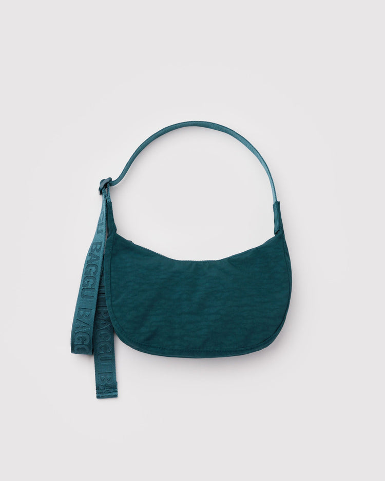 Baggu Small Crescent Bag in Deep Sea