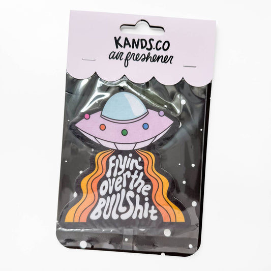 Flyin' Over the Bullshit Ufo Air Freshener
