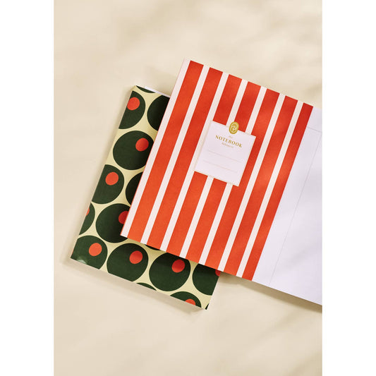 Retro Olive Lined Journal