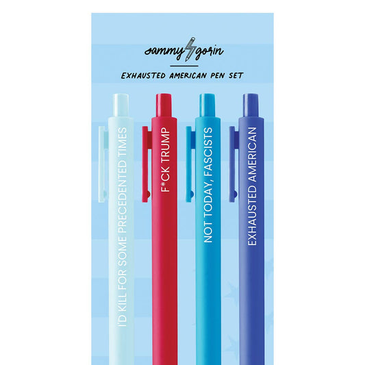 Exhausted American Pen Set