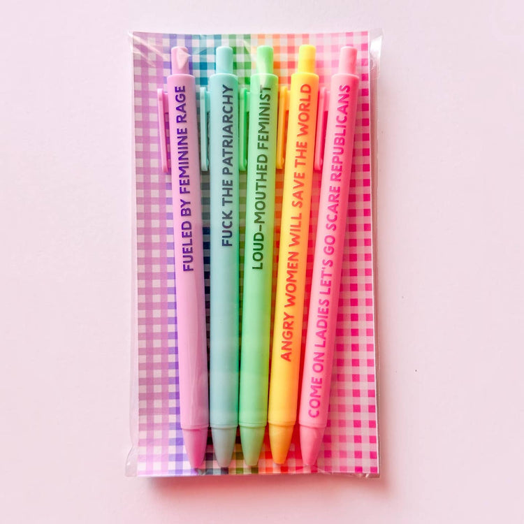 The Loud-Mouthed Feminist Pen Pack!