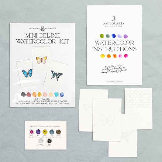 Mini Watercolor Kit: Butterflies