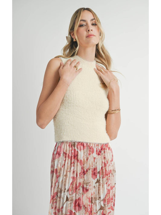 Tanna Fuzzy Sweater Tank