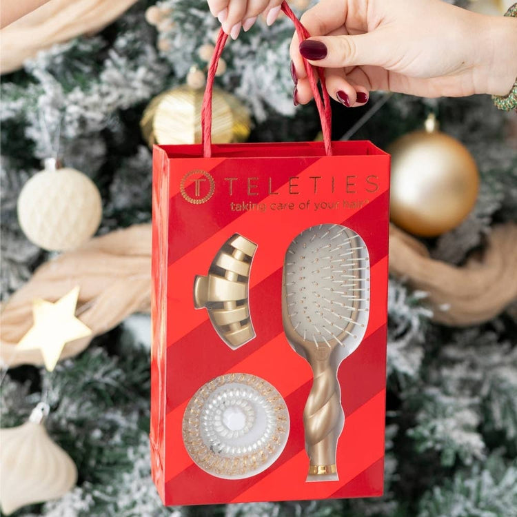 Teleties Holiday Brush Gift Set