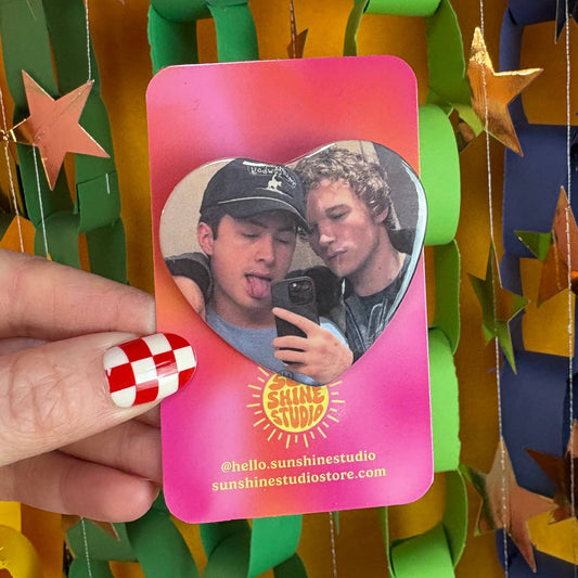 Mirror Selfie Heated Rivalry Button